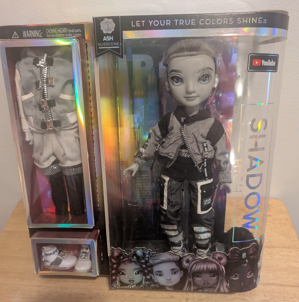 Ash Silverstone Doll - Black and Gray